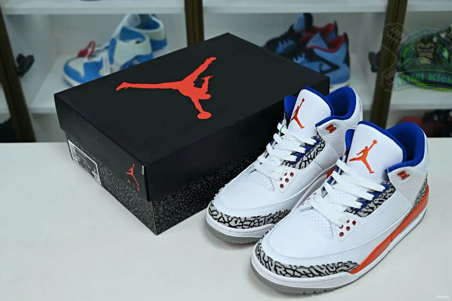 JORDAN 'KNICKS' AIR 3 Kimikick RETRO 0528